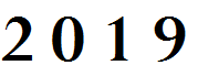 2 0 1 9